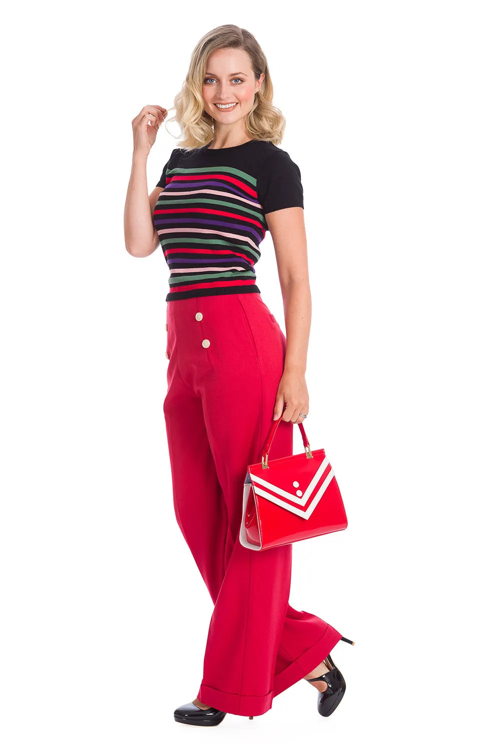 ADVENTURES AHEAD BUTTON TROUSER