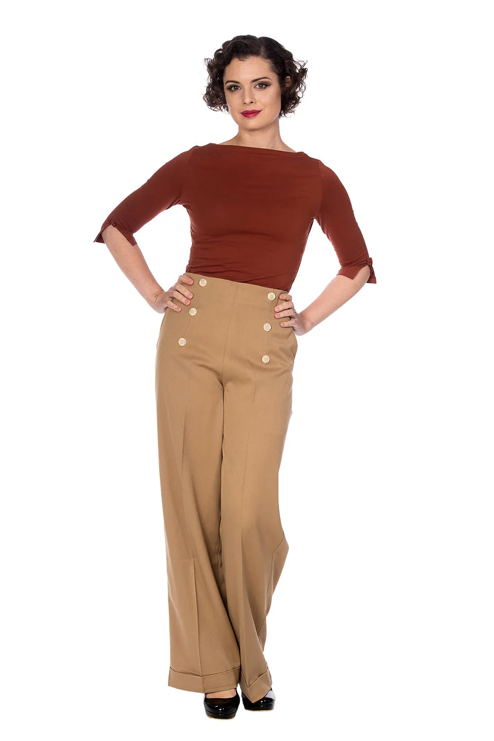 ADVENTURES AHEAD BUTTON TROUSER