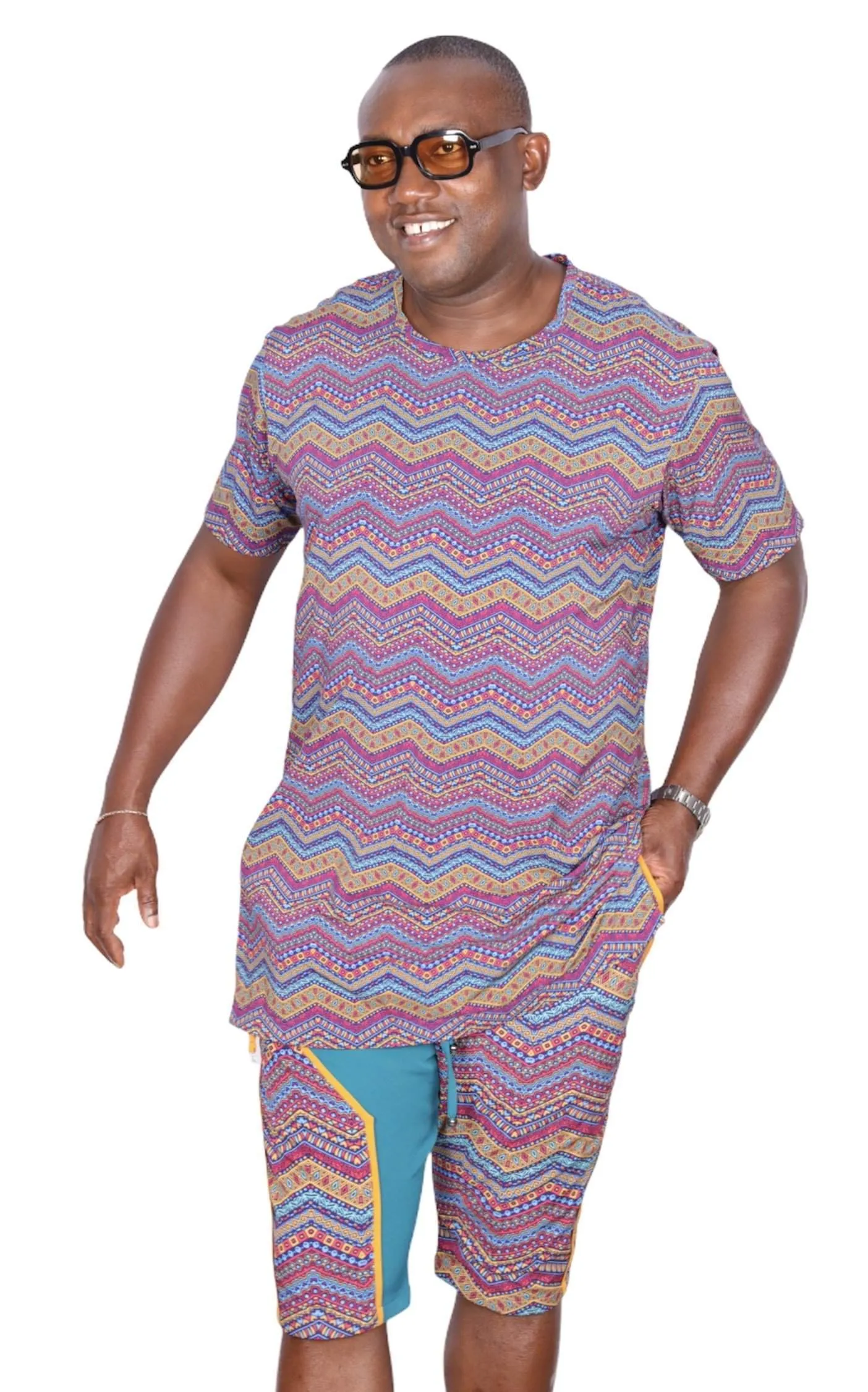 African Native Nigerian Ankara Pink