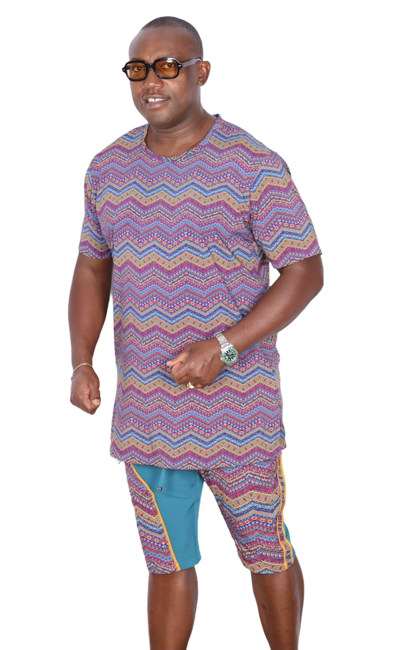 African Native Nigerian Ankara Pink