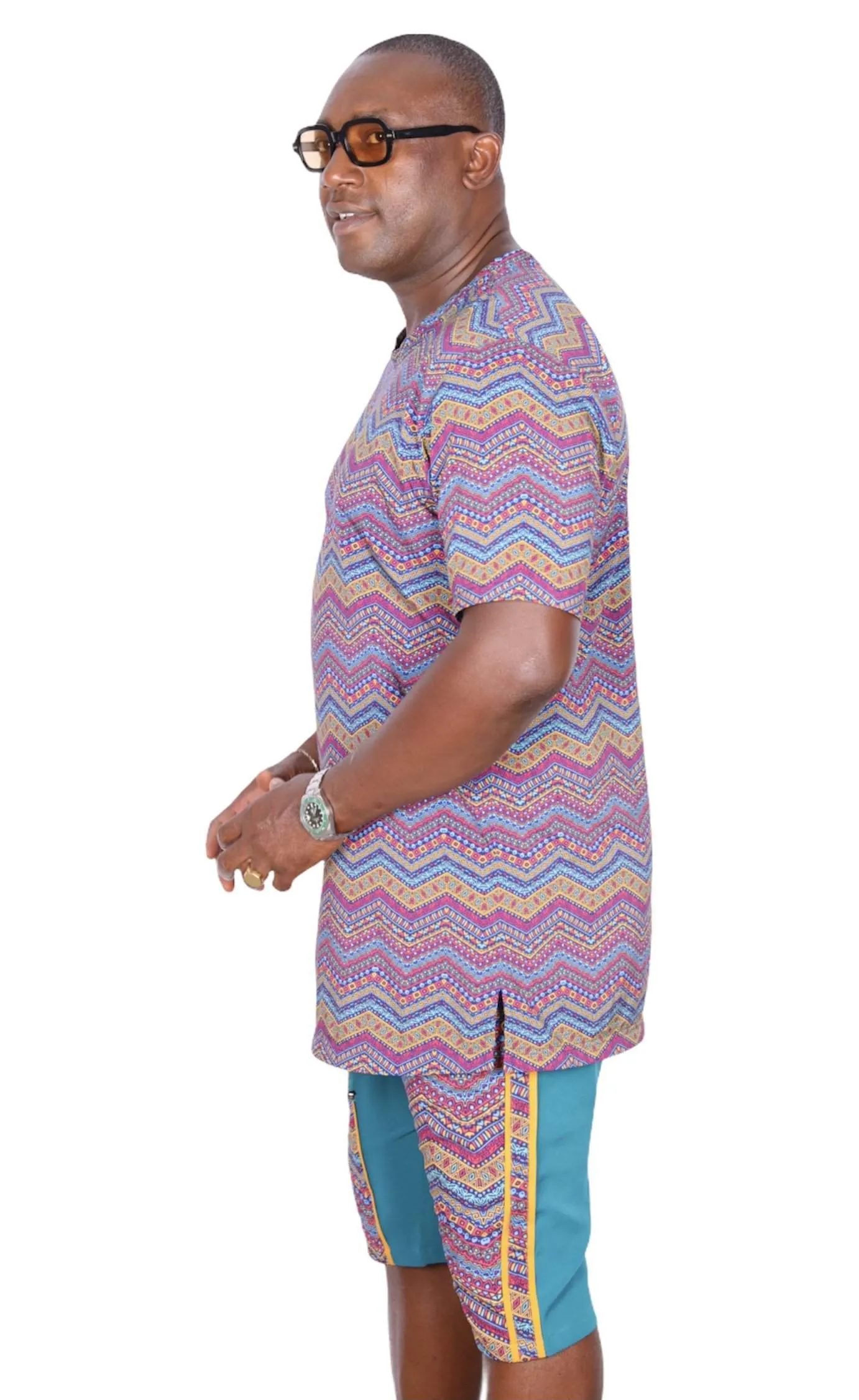 African Native Nigerian Ankara Pink