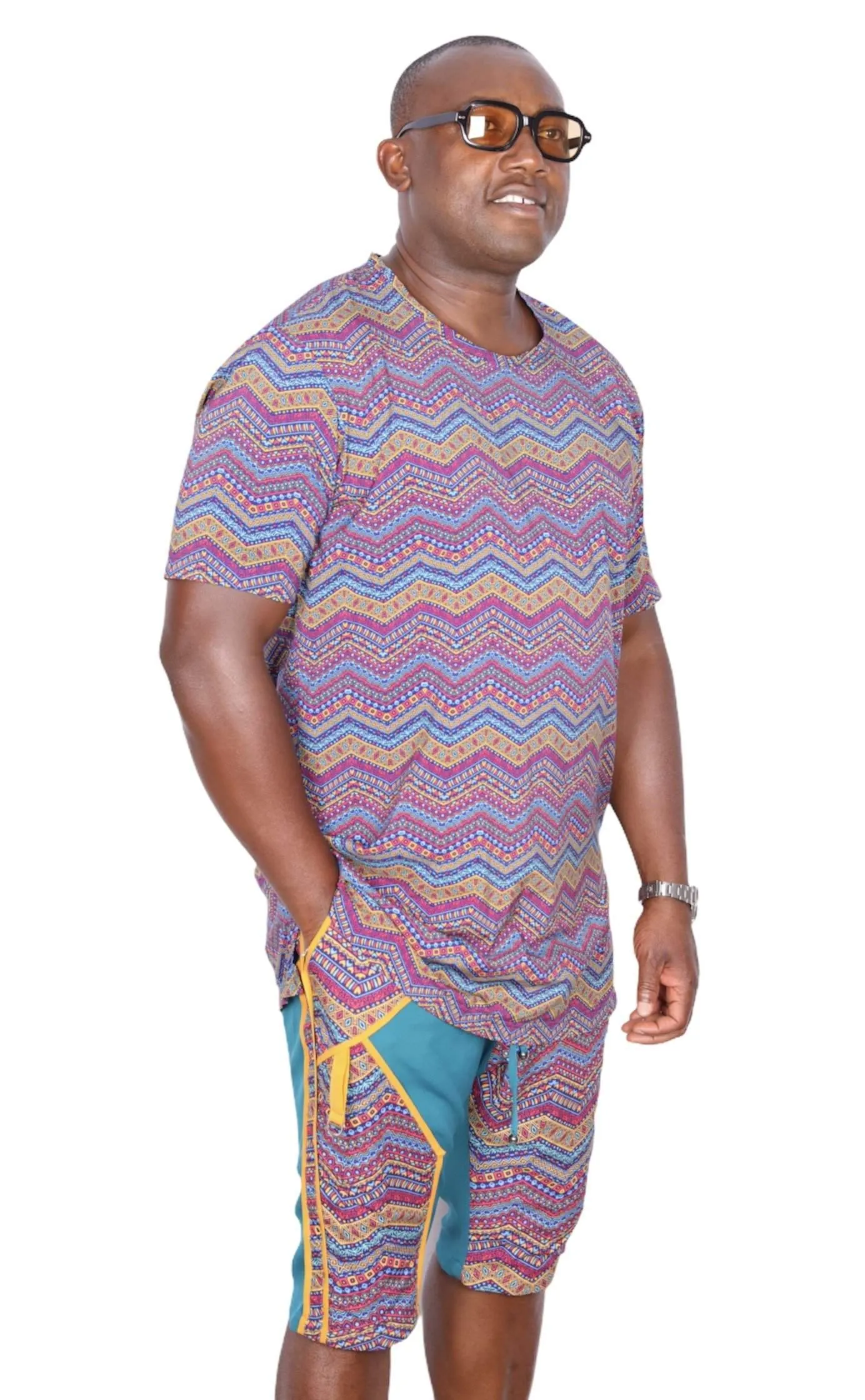 African Native Nigerian Ankara Pink