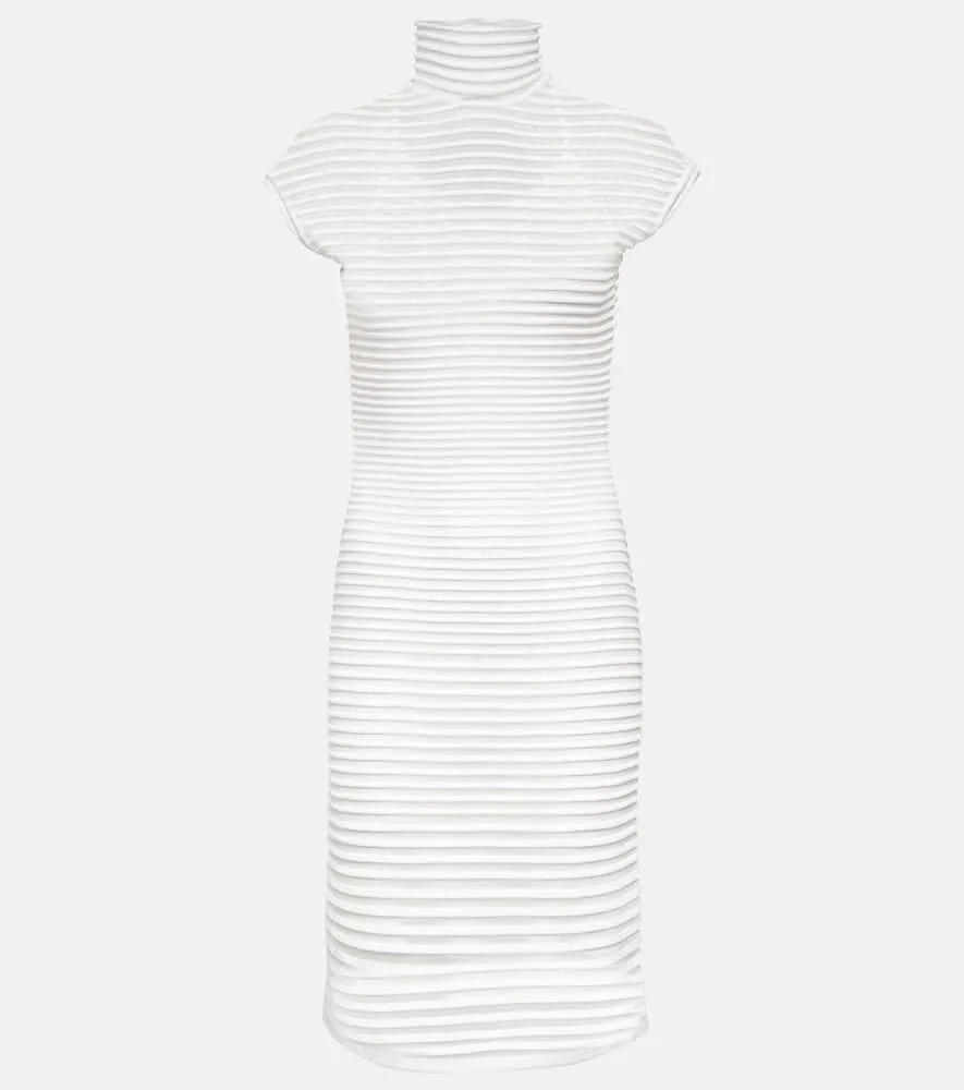 Alaia Striped minidress