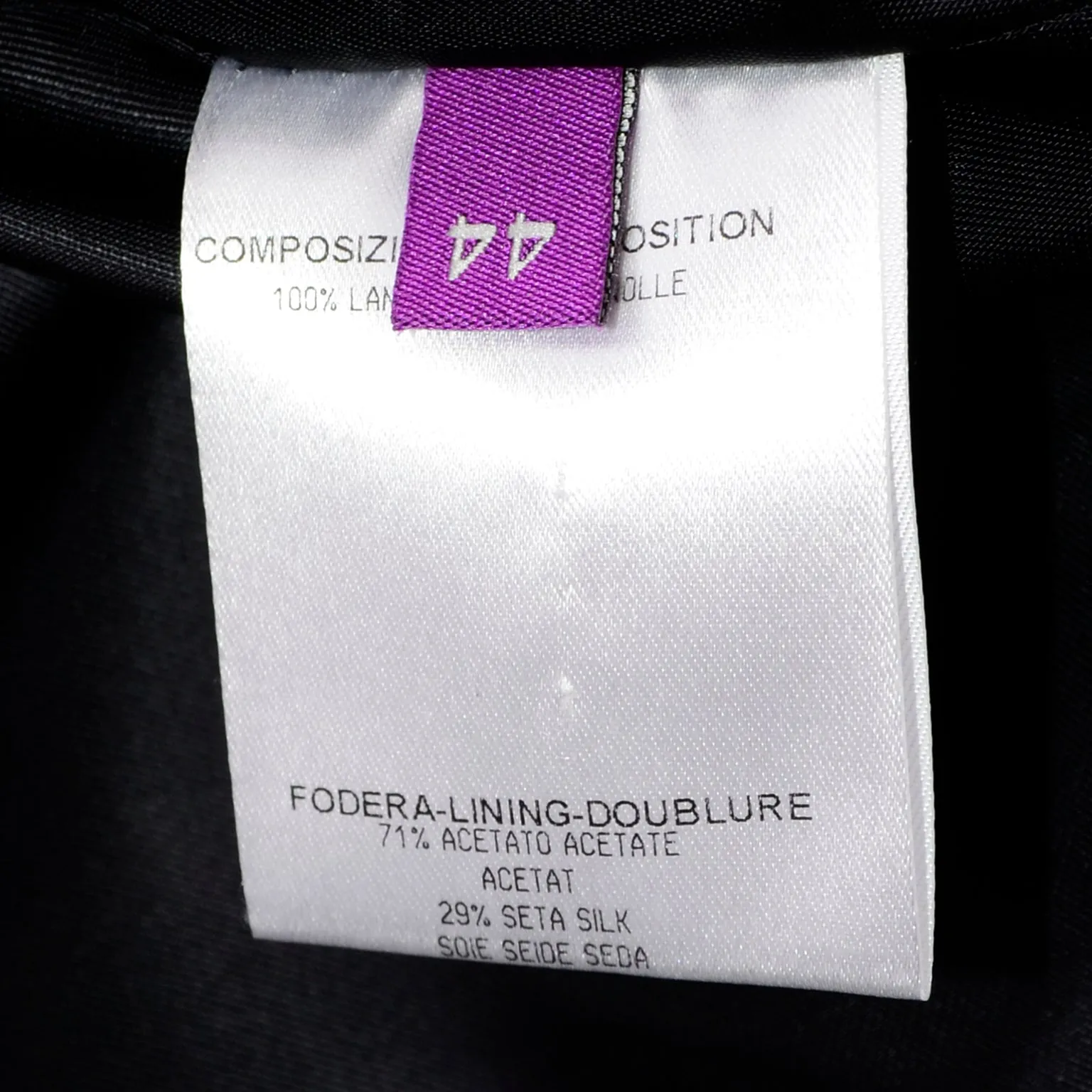Alexander McQueen Vintage Cutaway Tuxedo Style Women's Black Jacket