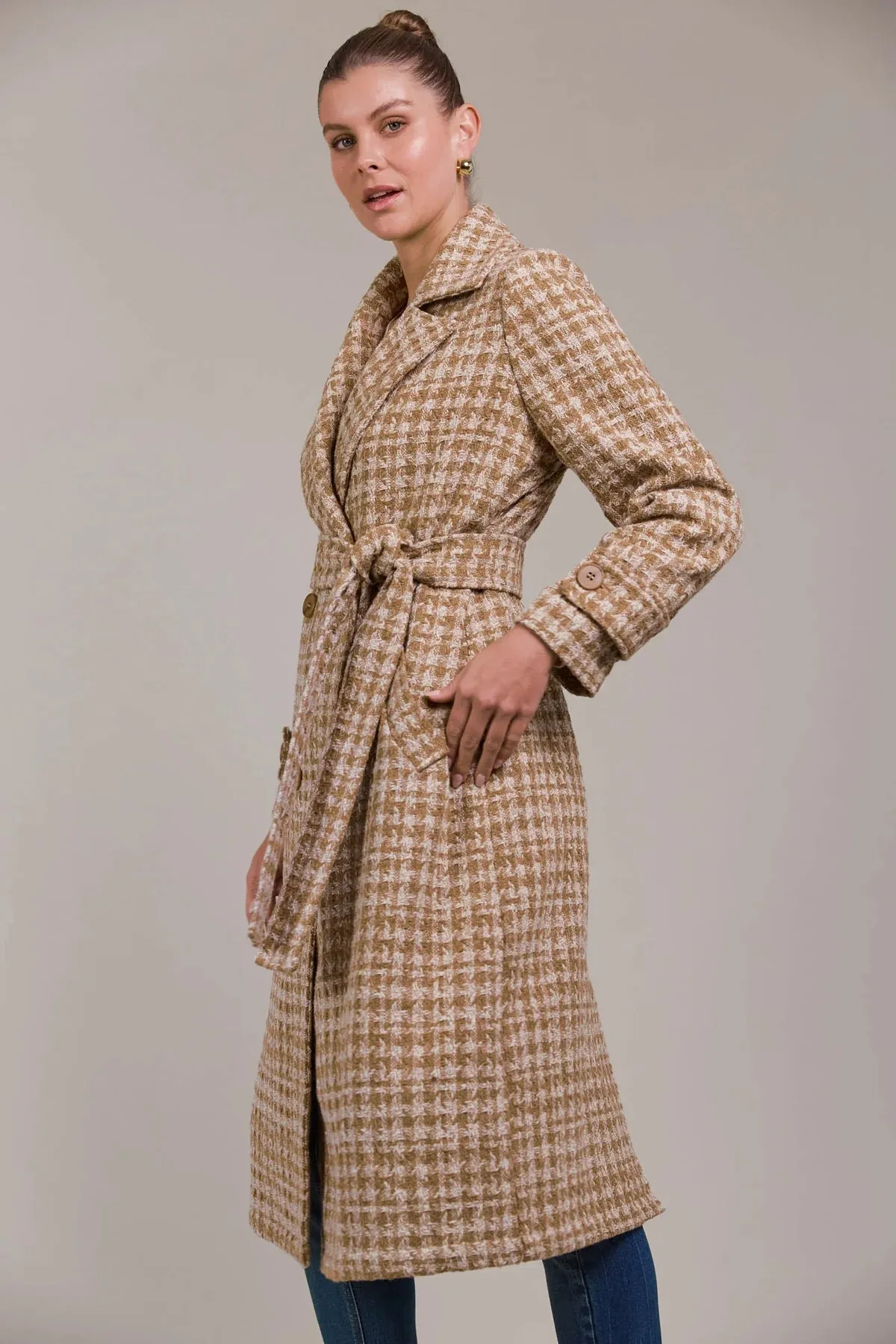 AMAN COAT - TOBACCO