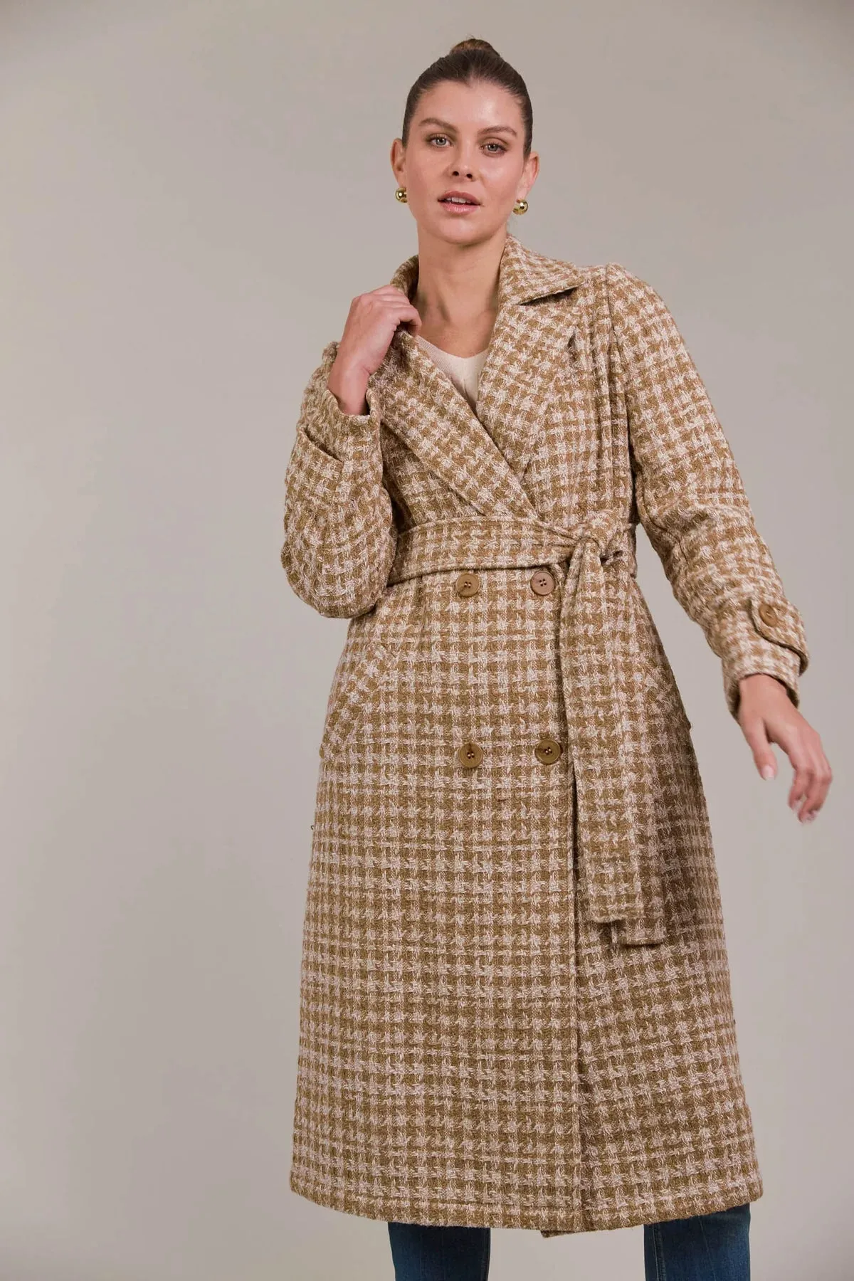 AMAN COAT - TOBACCO