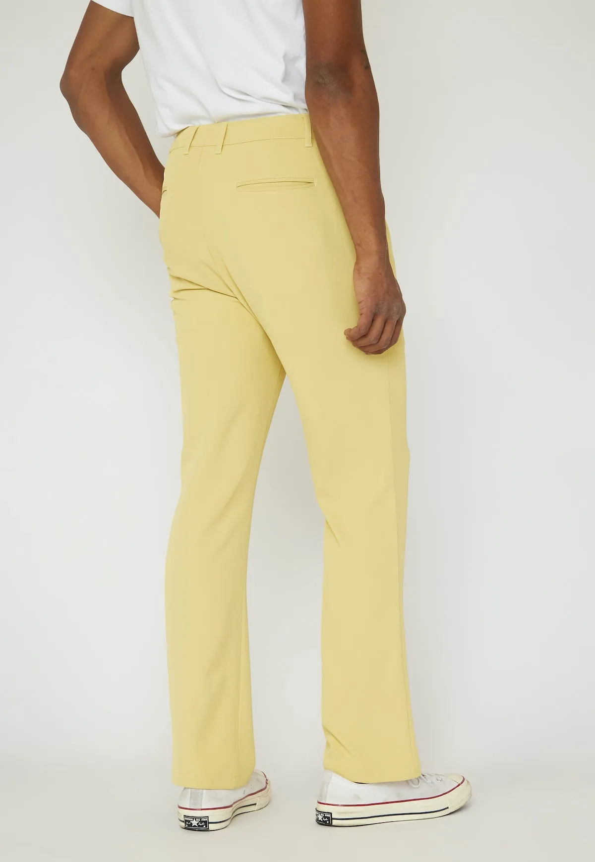 Banana Cream Flared Trousers