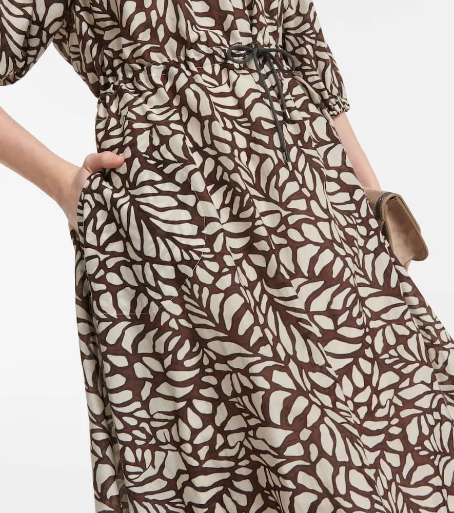 Brunello Cucinelli Cotton-blend minidress