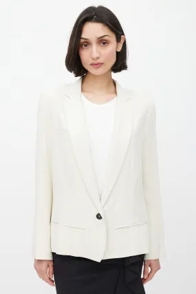 Cream Three Pocket Blazer