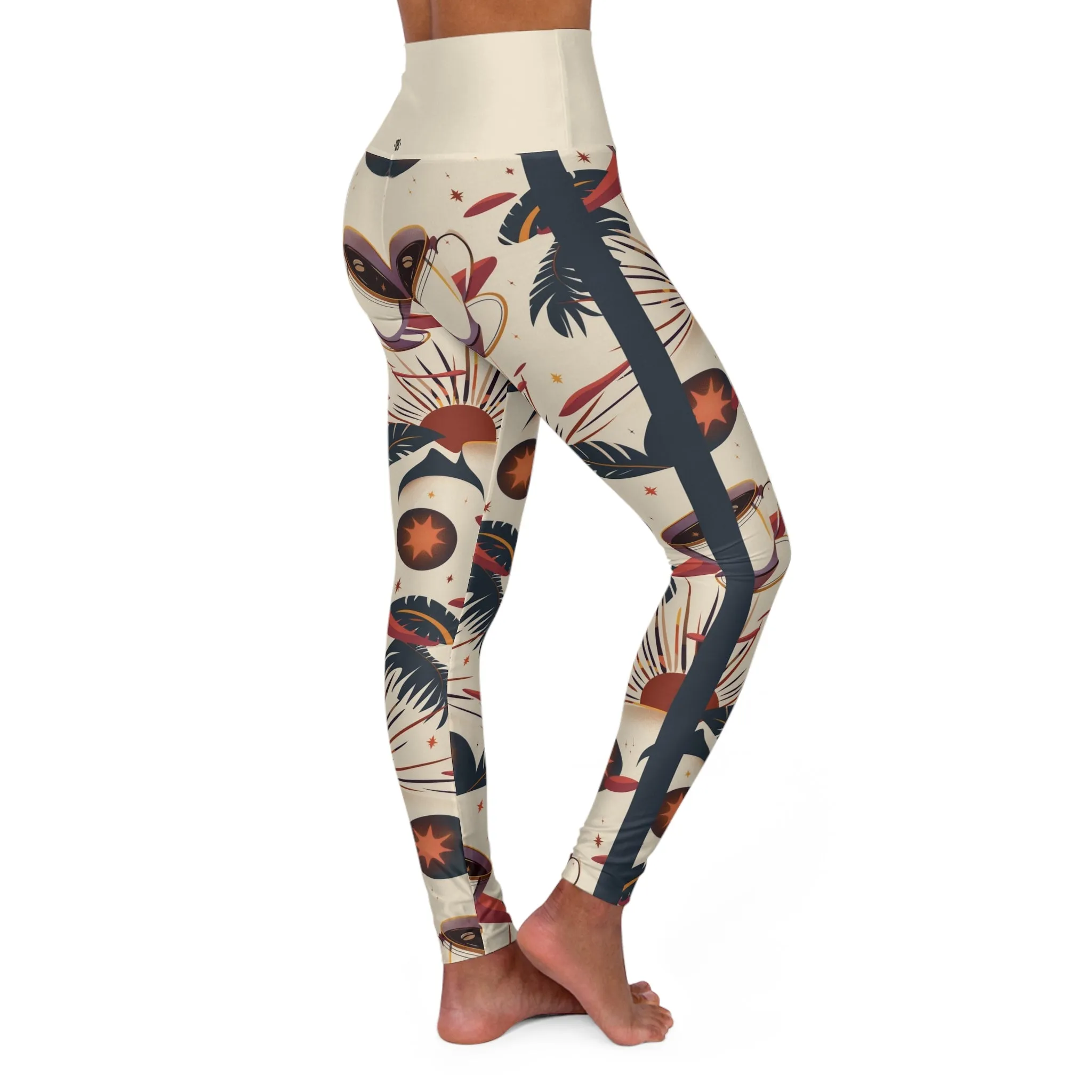 DPC Retro Summer - High Waisted Yoga Leggings