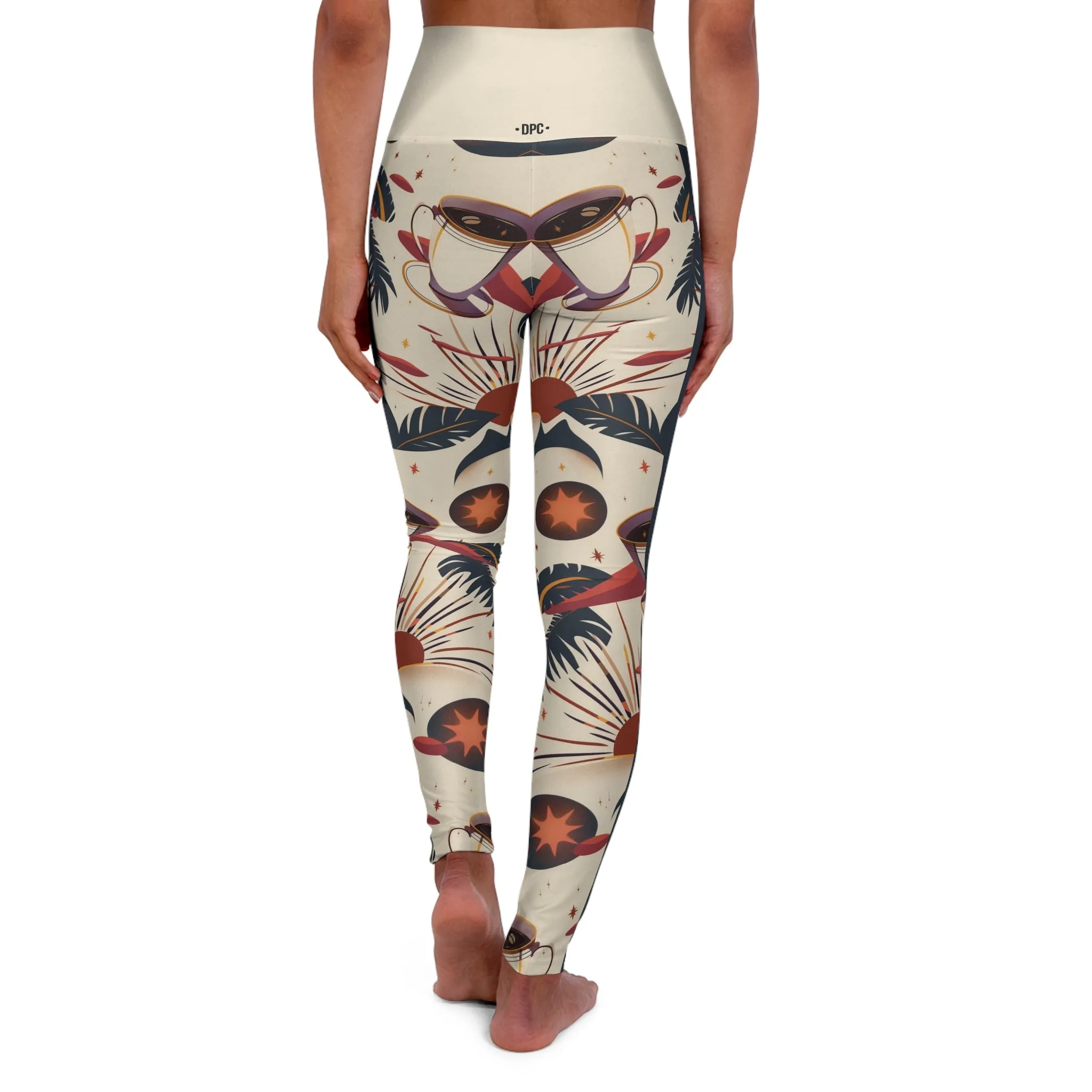 DPC Retro Summer - High Waisted Yoga Leggings