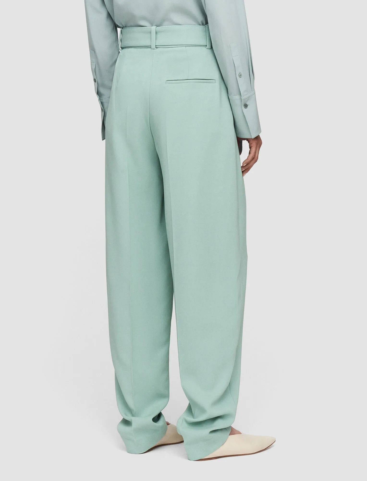 Fluid Wool Melange Devonport Trousers