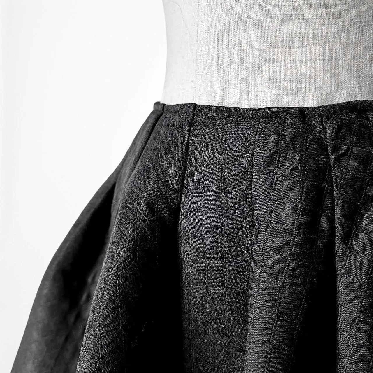 Forever 21 Black Pleated Skater Flared Mini Skirt Size S