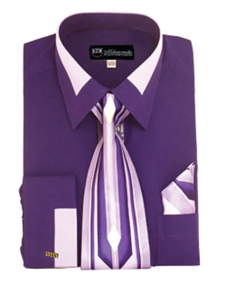 Fortino Landi SG34-PUR  Mens Shirt