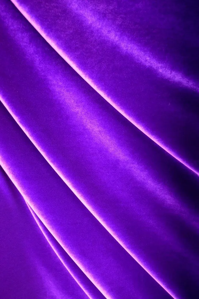 Girls Purple Velvet Long Sleeve Skater Dress