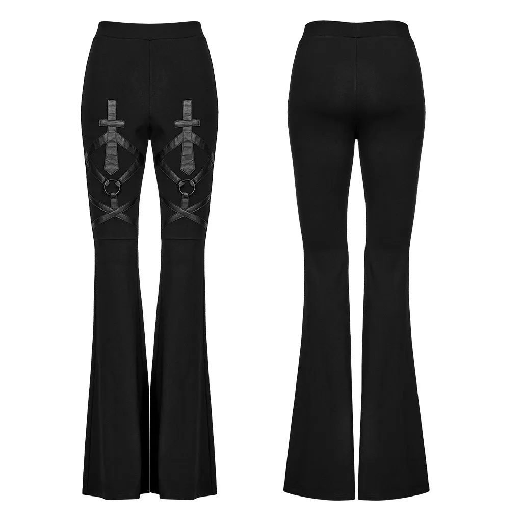 Gothic Flared Trousers WK-547XCF