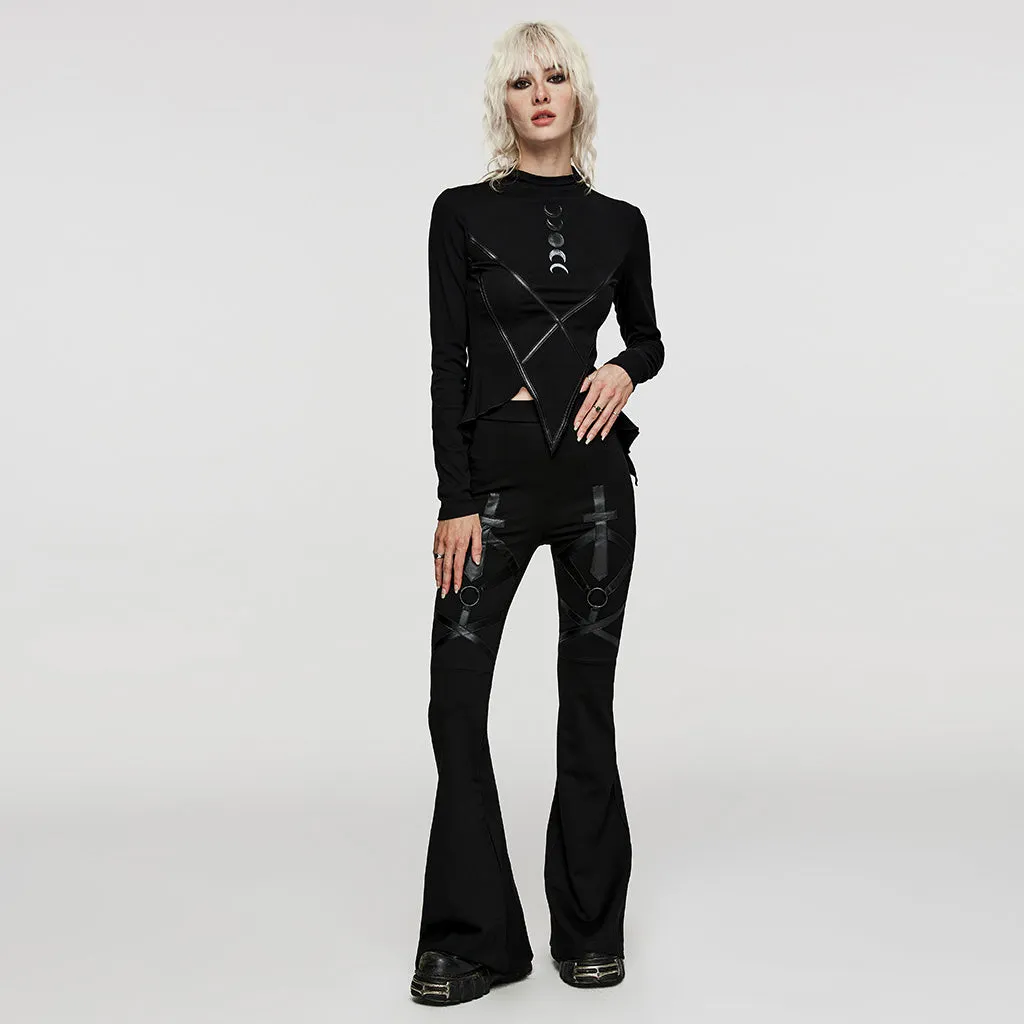 Gothic Flared Trousers WK-547XCF