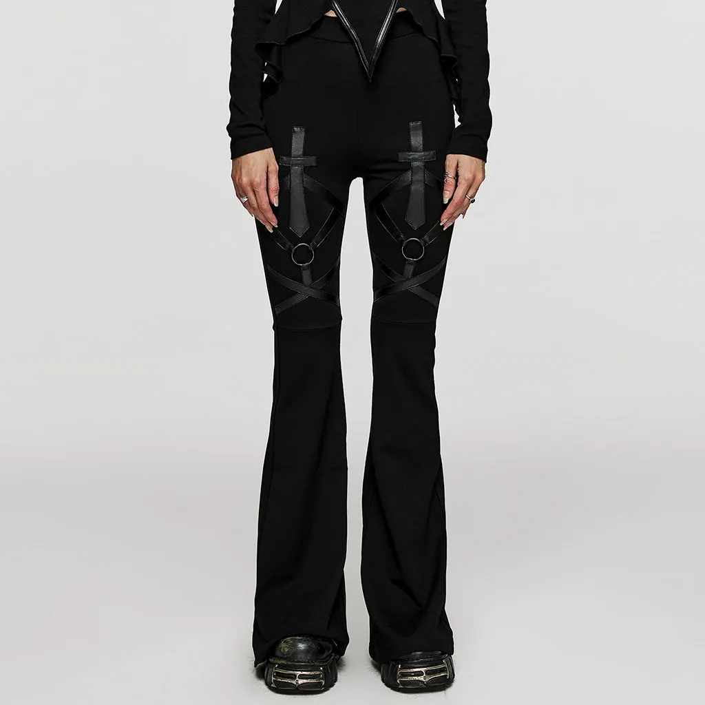 Gothic Flared Trousers WK-547XCF