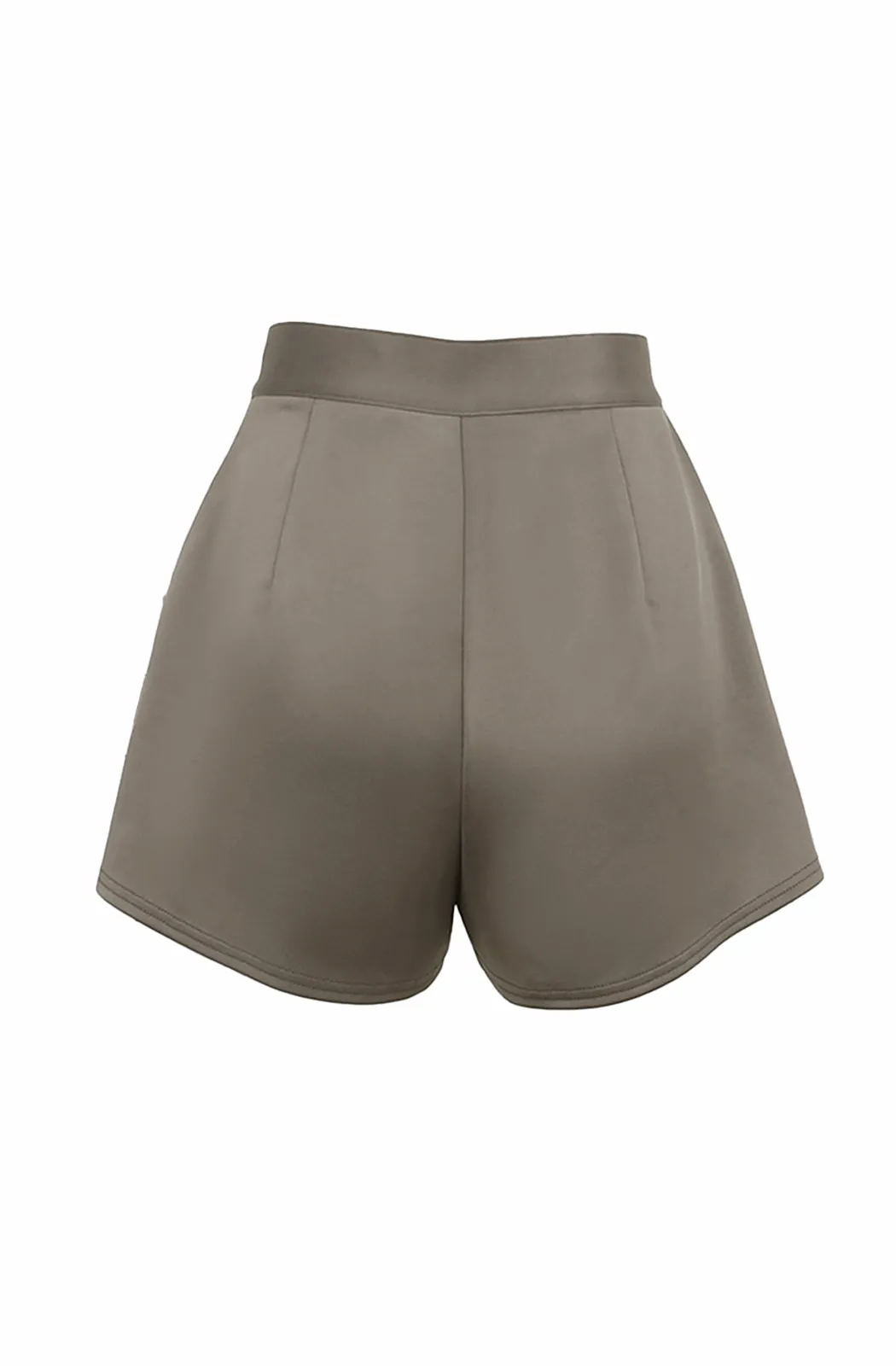 High waisted flared shorts