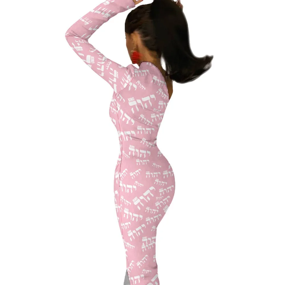 King YAHWEH Luxe II Half Sleeve Slit Dress