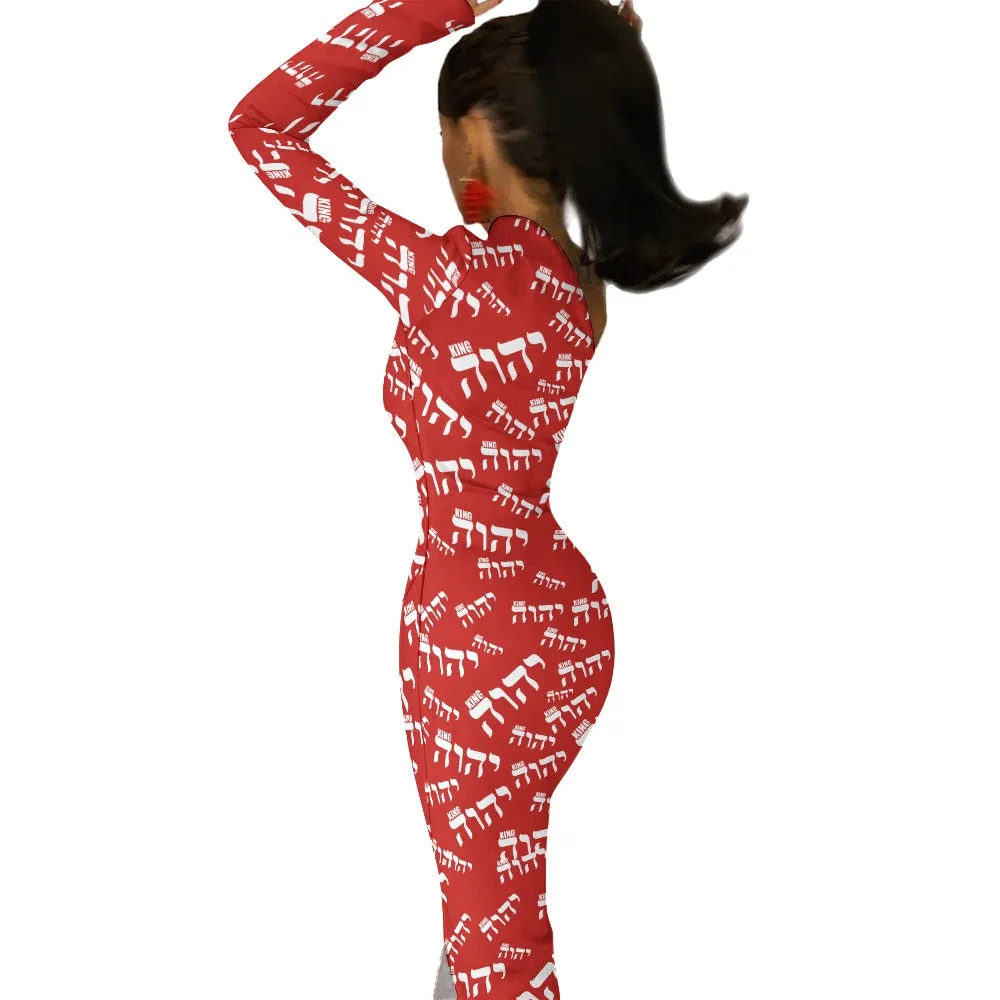 King YAHWEH Luxe II Half Sleeve Slit Dress