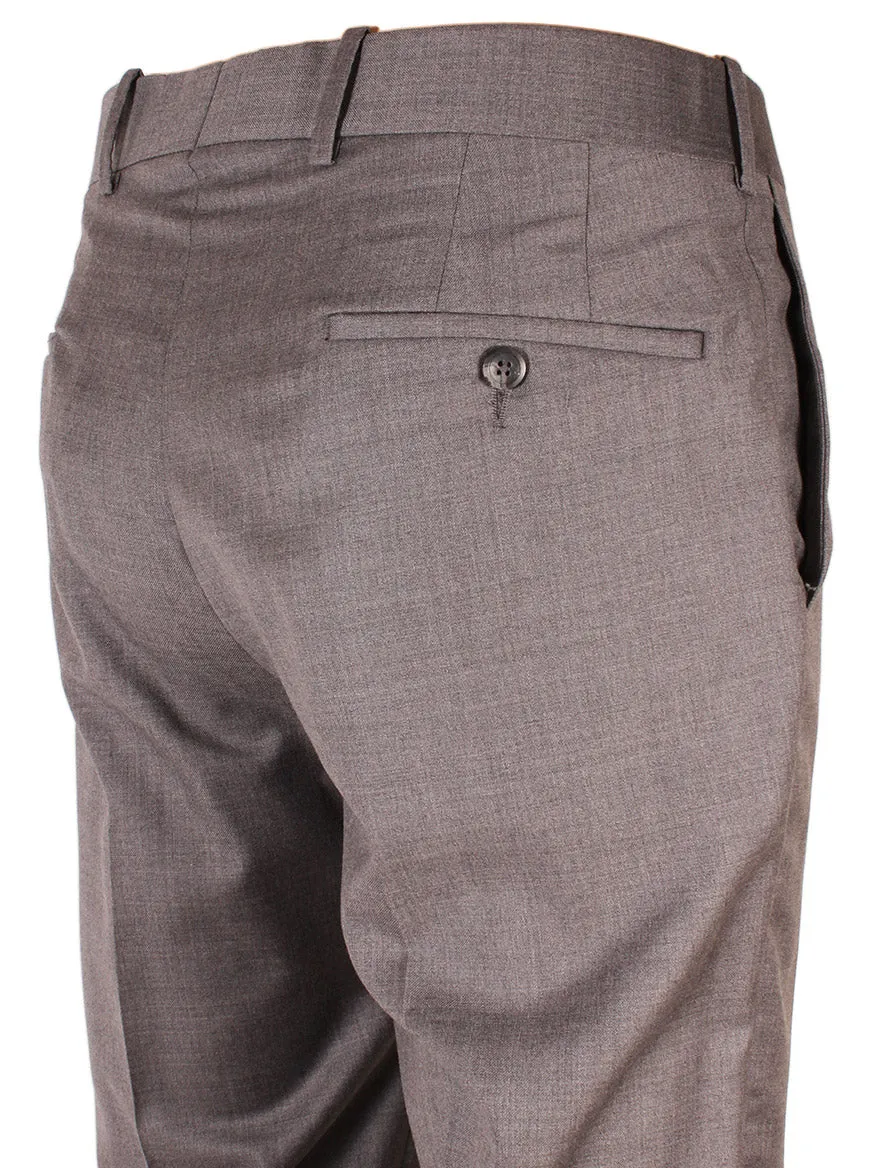 Larrimor's Collection Reda Super 130s Wool Trousers in Medium Grey