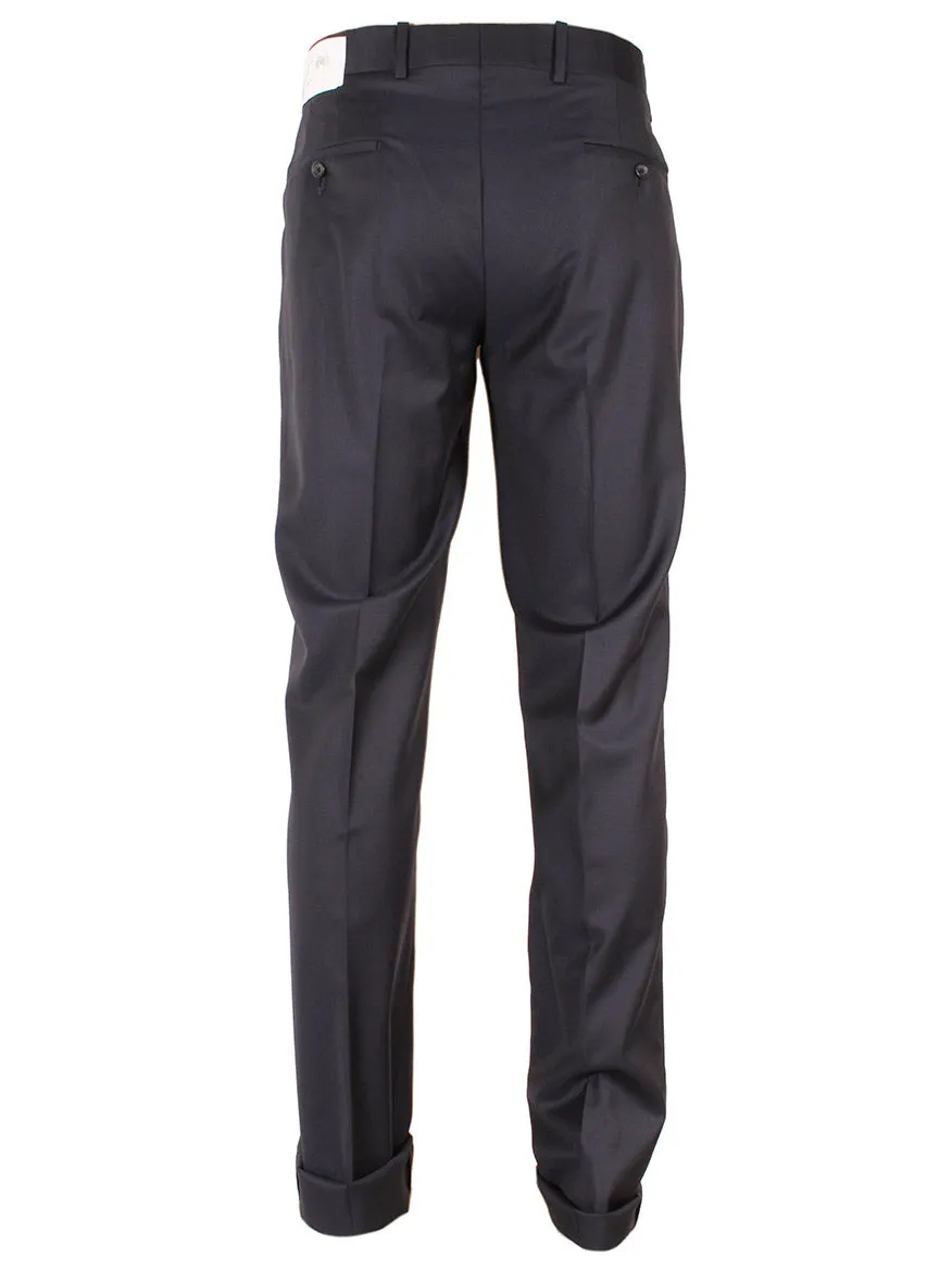 Larrimor's Collection Reda Super 130s Wool Trousers in Navy