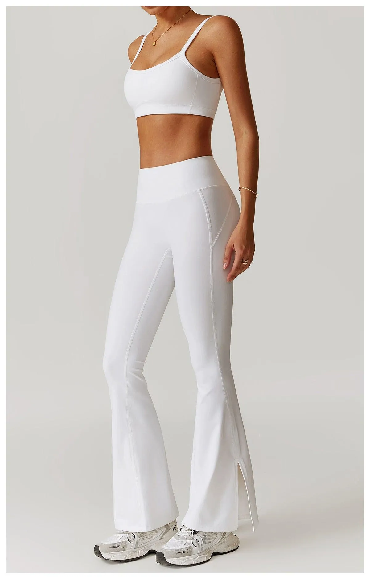 Lavender Vibe Flared Trousers