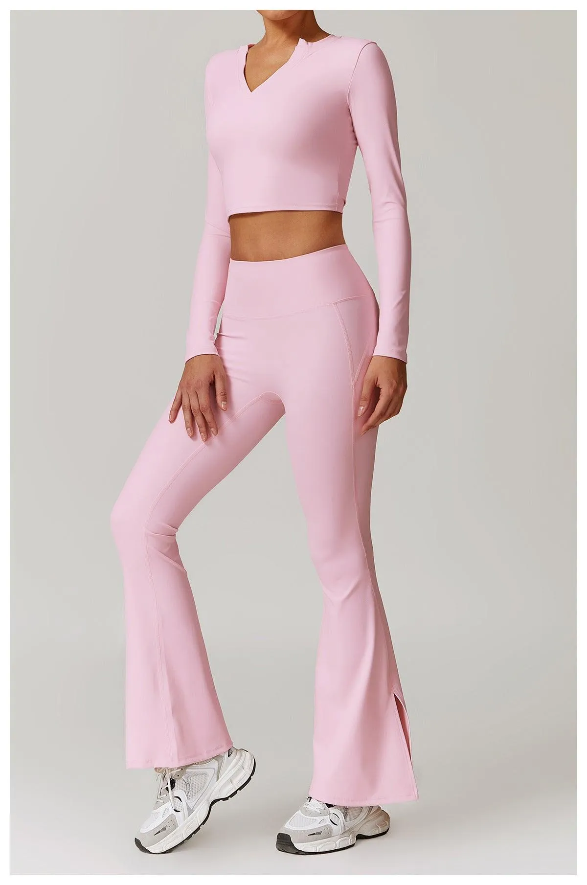 Lavender Vibe Flared Trousers