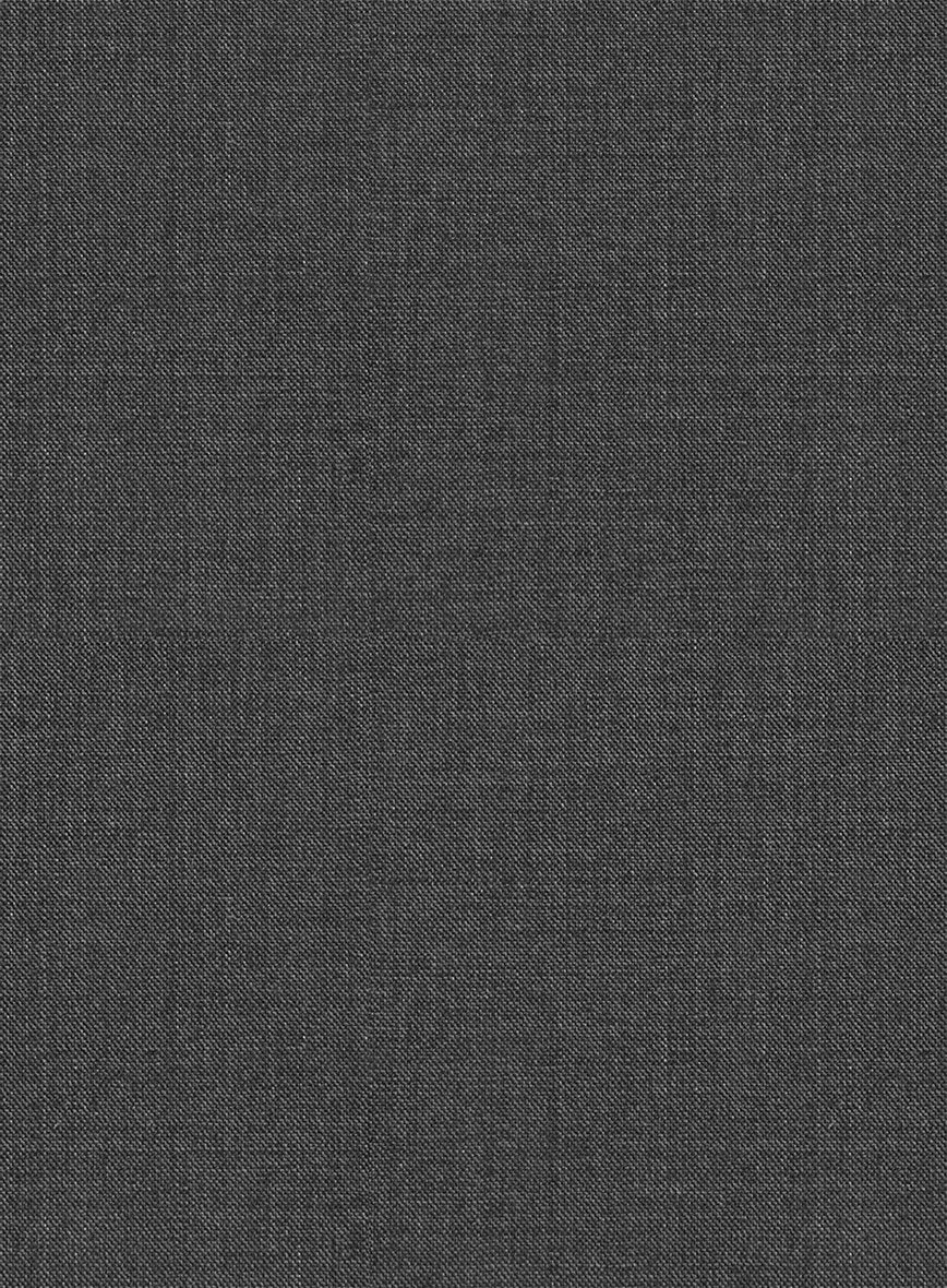 Napolean Mid Charcoal Double Gurkha Wool Trousers