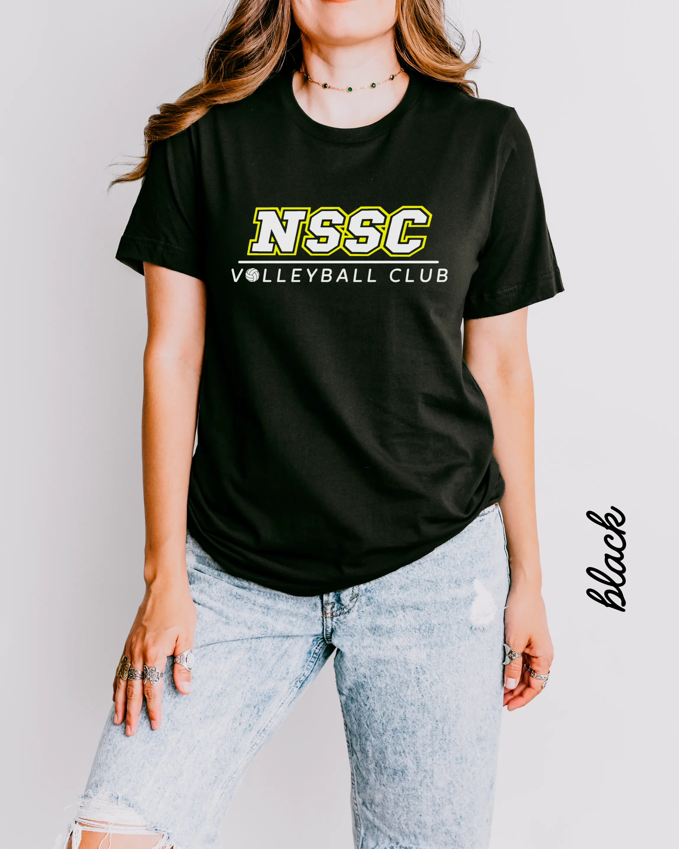 NSSC Volleyball Club Lightweight Cotton Tee - 4 Colors