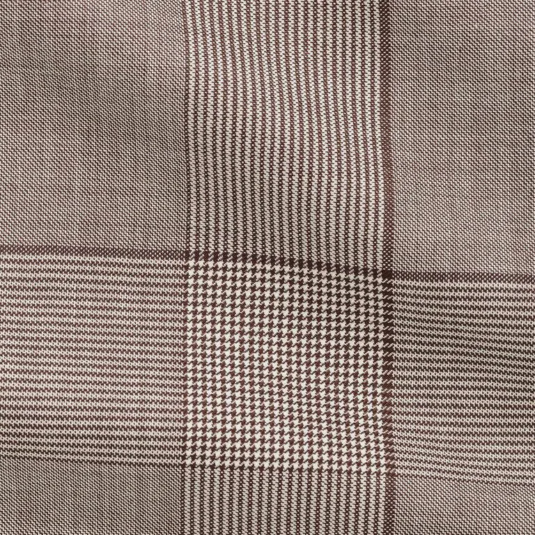 "The Charleston" Tan and Brown Windowpane Suit