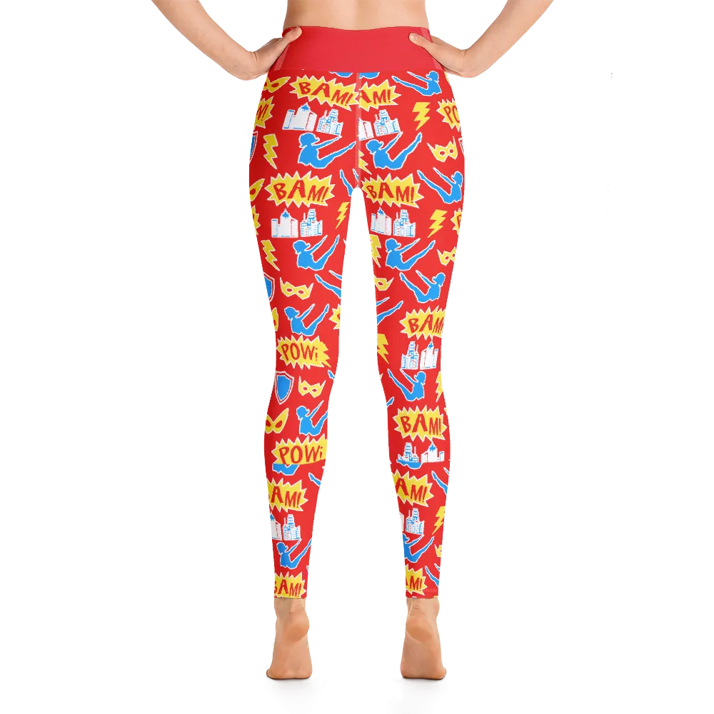 SuperHero Pilates High Waisted Leggings