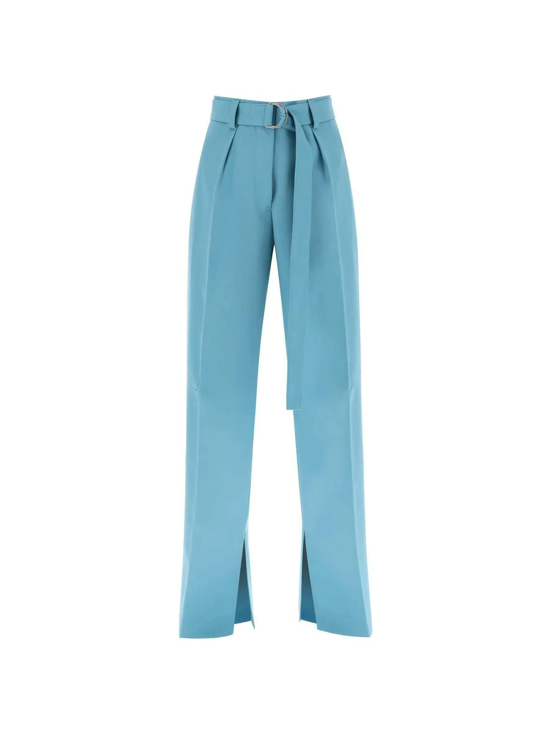 Wide-Leg Wool Trousers